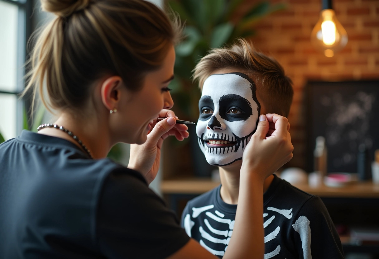 maquillage halloween